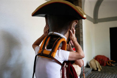 Fotos del recorrido de los gigantes y cabezudos de Pamplona del día 10 de julio de San Fermín 2019