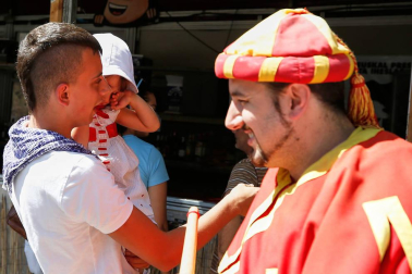 Fotos del recorrido de los gigantes y cabezudos de Pamplona del día 10 de julio de San Fermín 2019