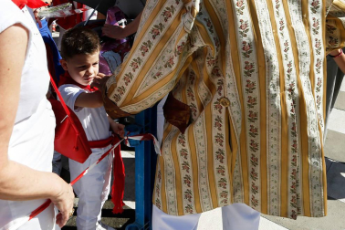 Fotos del recorrido de los gigantes y cabezudos de Pamplona del día 10 de julio de San Fermín 2019