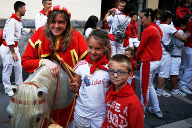 Fotos del recorrido de los gigantes y cabezudos de Pamplona del día 10 de julio de San Fermín 2019
