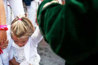 Fotos del recorrido de los gigantes y cabezudos de Pamplona del día 10 de julio de San Fermín 2019