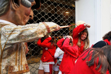 Fotos del recorrido de los gigantes y cabezudos de Pamplona del día 10 de julio de San Fermín 2019