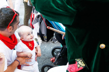 Fotos del recorrido de los gigantes y cabezudos de Pamplona del día 10 de julio de San Fermín 2019