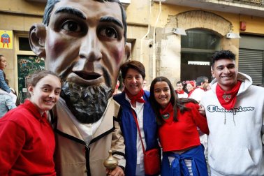 Fotos del recorrido de los gigantes y cabezudos de Pamplona del día 10 de julio de San Fermín 2019