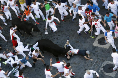 Said Antón Gutiérrez, vecino de Palma de Mallorca de 39 años, sufrió una cornada de 11 cm en el antebrazo