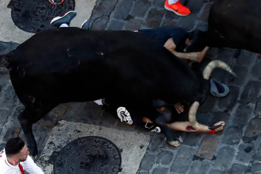 Said Antón Gutiérrez, vecino de Palma de Mallorca de 39 años, sufrió una cornada de 11 cm en el antebrazo