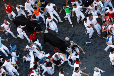 Said Antón Gutiérrez, vecino de Palma de Mallorca de 39 años, sufrió una cornada de 11 cm en el antebrazo