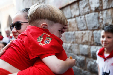 Fotos del recorrido de los gigantes y cabezudos de Pamplona del día 9 de julio de San Fermín 2019