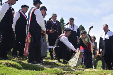 Ceremonia del tributo de las tres vacas
