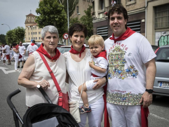 Fotos del recorrido de los gigantes y cabezudos de Pamplona del día 9 de julio de San Fermín 2019