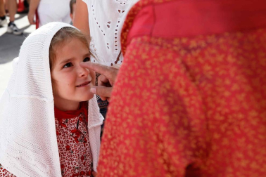 Fotos del recorrido de los gigantes y cabezudos de Pamplona del día 9 de julio de San Fermín 2019