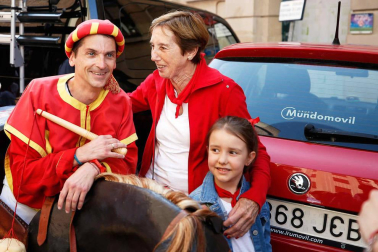 Fotos del recorrido de los gigantes y cabezudos de Pamplona del día 9 de julio de San Fermín 2019