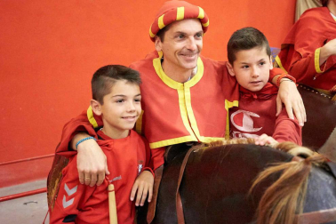 Fotos del recorrido de la Comparsa de Gigantes y Cabezudos de Pamplona del día 9 de julio de San Fermín 2019