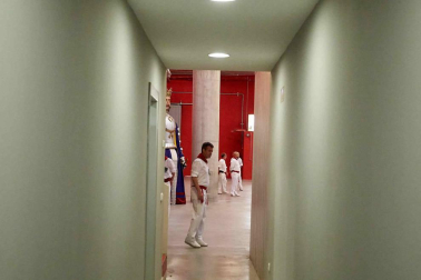 Fotos del recorrido de la Comparsa de Gigantes y Cabezudos de Pamplona del día 9 de julio de San Fermín 2019