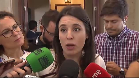 Irene Montero sobre Sánchez: “Esperamos que reabra esas negociaciones”