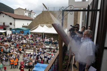 Fotos del cohete de fiestas de Irurtzun 2019