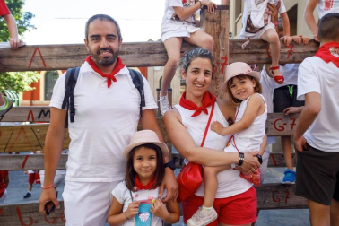 El acto más internacional de los Sanfermines también tiene su versión 'txiki'.