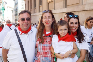 El acto más internacional de los Sanfermines también tiene su versión 'txiki'.