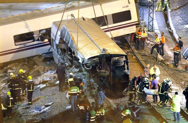 Un tren Alvia que unía Madrid y Ferrol ha descarrilado este miércoles cerca de Santiago de Compostela