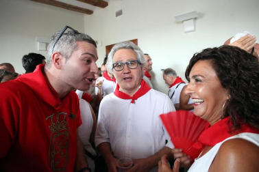 Este miércoles 24 de julio comenzaron las fiestas de Santa Ana en Tudela con el tradicional lanzamiento del cohete.