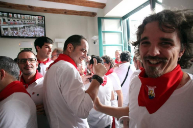 Este miércoles 24 de julio comenzaron las fiestas de Santa Ana en Tudela con el tradicional lanzamiento del cohete.