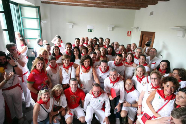 Este miércoles 24 de julio comenzaron las fiestas de Santa Ana en Tudela con el tradicional lanzamiento del cohete.