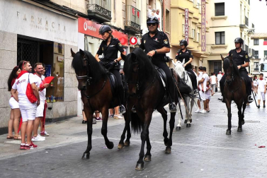 Este miércoles 24 de julio comenzaron las fiestas de Santa Ana en Tudela con el tradicional lanzamiento del cohete.