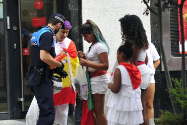 Este miércoles 24 de julio comenzaron las fiestas de Santa Ana en Tudela con el tradicional lanzamiento del cohete.