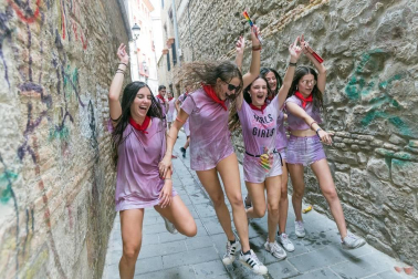 Este miércoles 24 de julio comenzaron las fiestas de Santa Ana en Tudela con el tradicional lanzamiento del cohete.