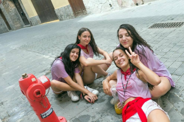 Este miércoles 24 de julio comenzaron las fiestas de Santa Ana en Tudela con el tradicional lanzamiento del cohete.