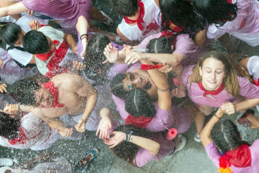 Este miércoles 24 de julio comenzaron las fiestas de Santa Ana en Tudela con el tradicional lanzamiento del cohete.