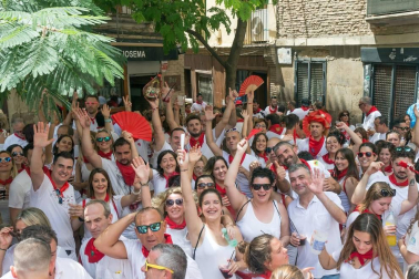 Este miércoles 24 de julio comenzaron las fiestas de Santa Ana en Tudela con el tradicional lanzamiento del cohete.