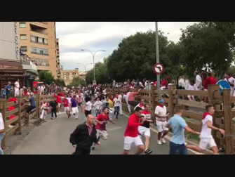Vídeo del encierro del día 27 de julio de fiestas de Tudela 2019