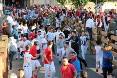 Todas las fotos del cuarto encierro de fiestas de Tudela 2019