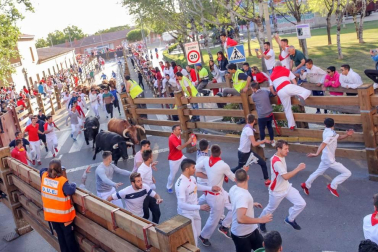Todas las fotos del cuarto encierro de fiestas de Tudela 2019