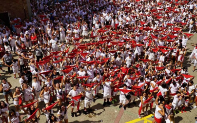 Fotos del cohete de fiestas de Lodosa 2019