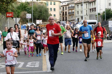 Fotos de la Carrera del Encierro de Estella que ha celebrado este miércoles su séptima edición.