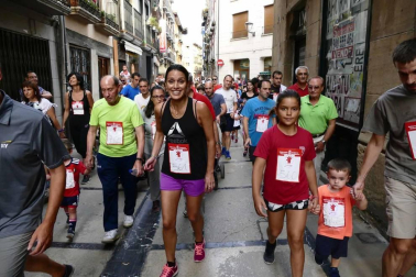Fotos de la Carrera del Encierro de Estella que ha celebrado este miércoles su séptima edición.