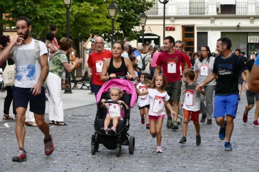 Fotos de la Carrera del Encierro de Estella que ha celebrado este miércoles su séptima edición.