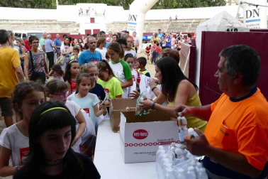 Fotos de la Carrera del Encierro de Estella que ha celebrado este miércoles su séptima edición.