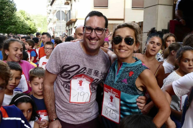 Fotos de la Carrera del Encierro de Estella que ha celebrado este miércoles su séptima edición.