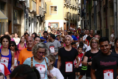 Fotos de la Carrera del Encierro de Estella que ha celebrado este miércoles su séptima edición.