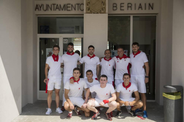 Fotos del cohete de fiestas de Beriáin Viejo 2019