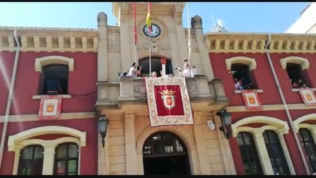 Cohete de inicio de las fiestas de Estella 2019