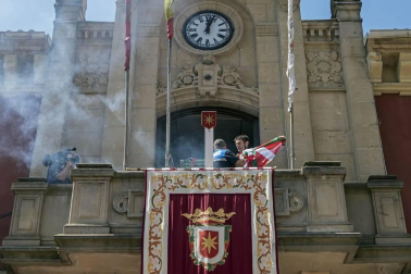 Fotos del cohete de fiestas de Estella 2019