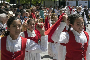 Tras el cohete que dio comienzo a las fiestas de la Virgen del Puy, los vecinos de Estella se reunieron en la plaza de los Fueros para el tradicional baile de La Era a cargo de la asociación de exdanzaris de Estella Francisco Beruete, donde se rindió homenaje a Francisco Beruete Calleja.