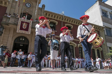 Fotos del cohete de fiestas de Estella 2019