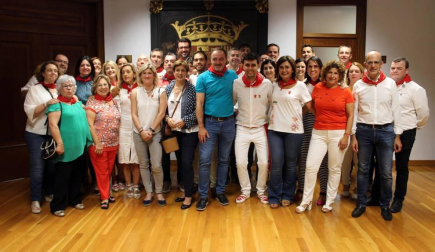 Fotos del cohete de fiestas de Estella 2019