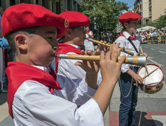 Fotos del cohete de fiestas de Estella 2019