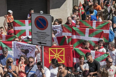 Fotos del cohete de fiestas de Estella 2019
